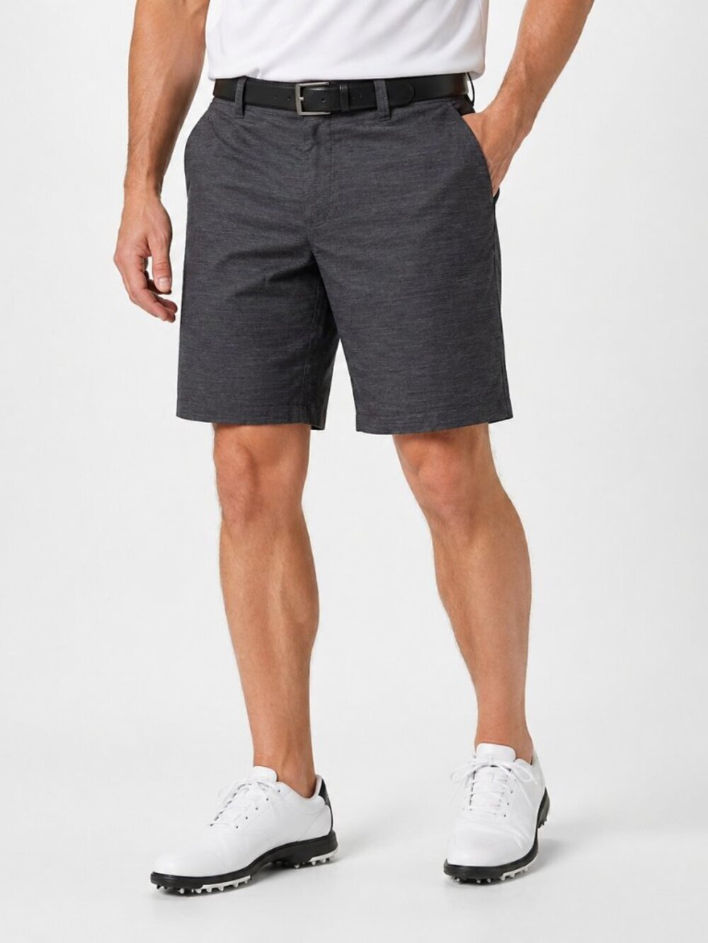 Callaway Men’s Golf Shorts Size 36 Gray Stretch Pro Active Waistband Comfort Fit